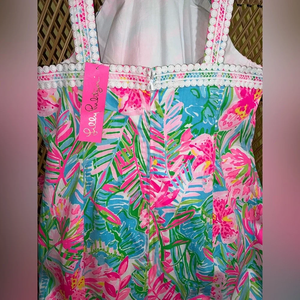 Lilly Pulitzer NWT Vena Dress Lilly of the Jungle Size 10 - Picture 10 of 12